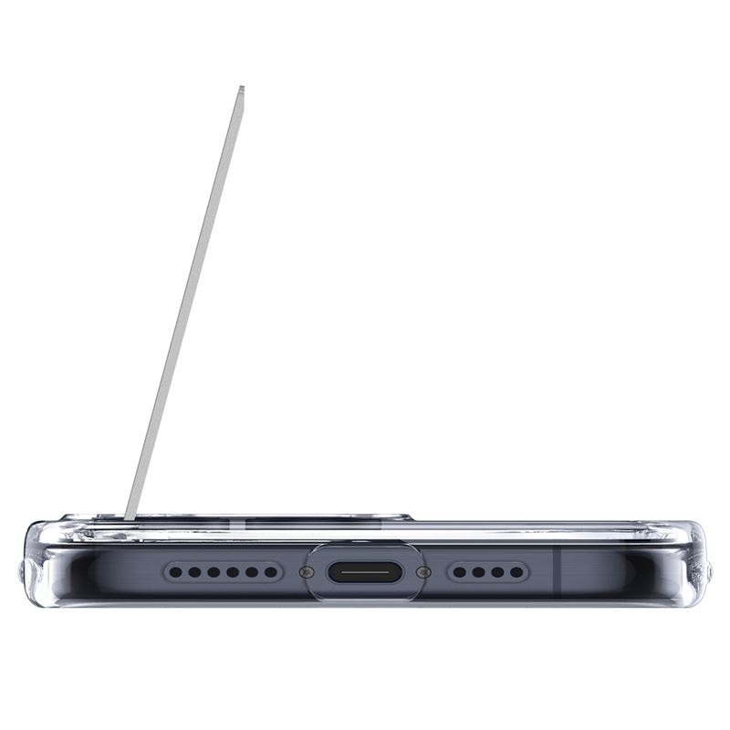 Husa telefon, Spigen, Policarbonat, Caseology Capella Mag Kickstand, iPhone 15 Pro Max, Transparenta, Compatibila MagSafe (iPhone 15 Pro Max, ACS06622) by www.silkase.ro